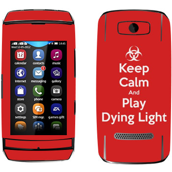   «Keep calm and Play Dying Light»   Nokia 306 Asha