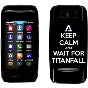   «Keep Calm and Wait For Titanfall»   Nokia 306 Asha