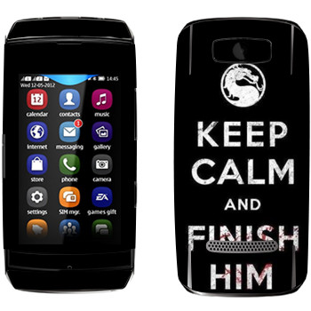   «Keep calm and Finish him Mortal Kombat»   Nokia 306 Asha