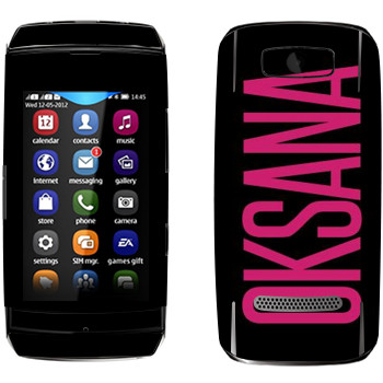   «Oksana»   Nokia 306 Asha