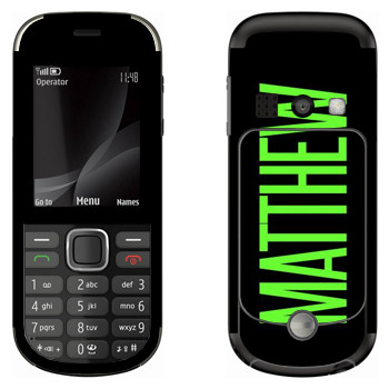   «Matthew»   Nokia 3720