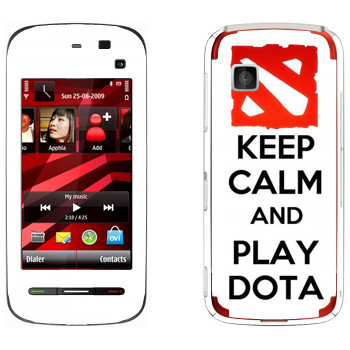   «Keep calm and Play DOTA»   Nokia 5228