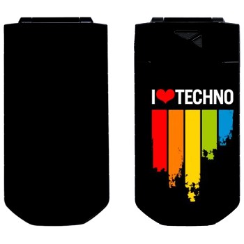   «I love techno»   Nokia 7070 Prism