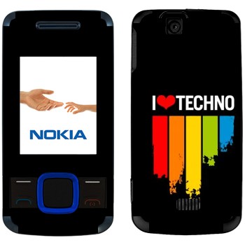   «I love techno»   Nokia 7100 Supernova