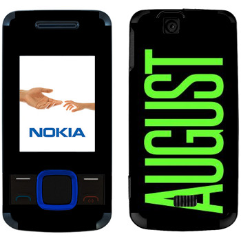  «August»   Nokia 7100 Supernova