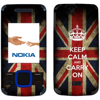   «Keep calm and carry on»   Nokia 7100 Supernova