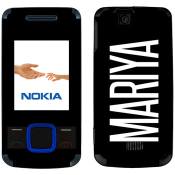   «Mariya»   Nokia 7100 Supernova