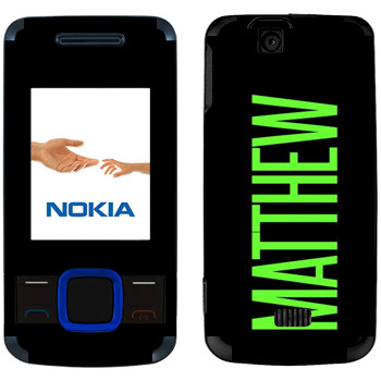   «Matthew»   Nokia 7100 Supernova