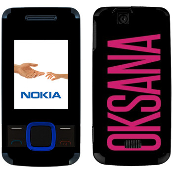   «Oksana»   Nokia 7100 Supernova