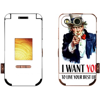   « : I want you!»   Nokia 7390