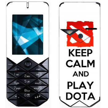   «Keep calm and Play DOTA»   Nokia 7500 Prism