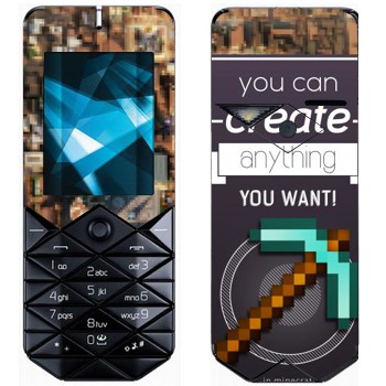   «  Minecraft»   Nokia 7500 Prism