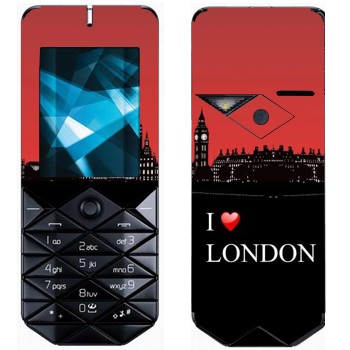  «I love London»   Nokia 7500 Prism
