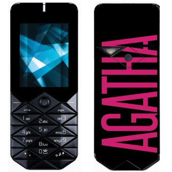   «Agatha»   Nokia 7500 Prism
