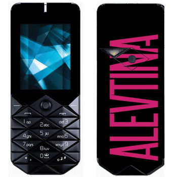   «Alevtina»   Nokia 7500 Prism