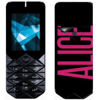   «Alice»   Nokia 7500 Prism