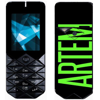   «Artem»   Nokia 7500 Prism