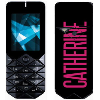   «Catherine»   Nokia 7500 Prism