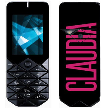   «Claudia»   Nokia 7500 Prism