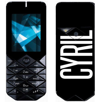   «Cyril»   Nokia 7500 Prism