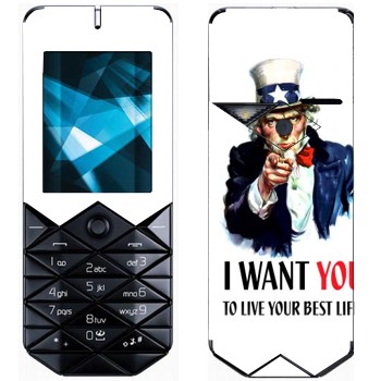   « : I want you!»   Nokia 7500 Prism
