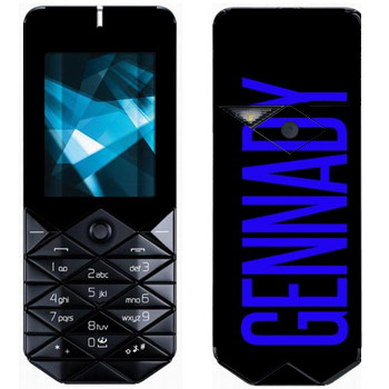   «Gennady»   Nokia 7500 Prism