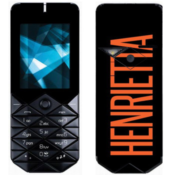  «Henrietta»   Nokia 7500 Prism