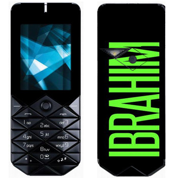   «Ibrahim»   Nokia 7500 Prism