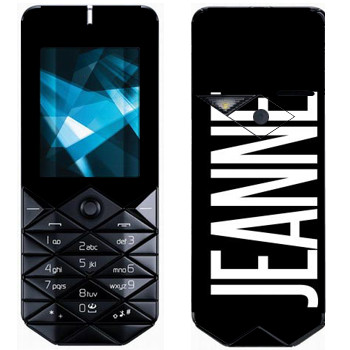   «Jeanne»   Nokia 7500 Prism