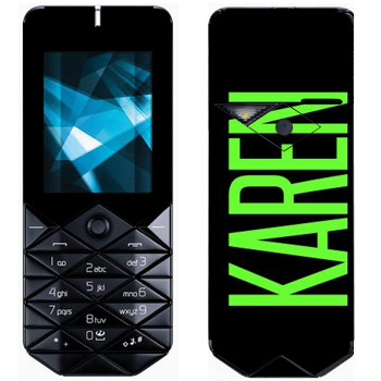   «Karen»   Nokia 7500 Prism