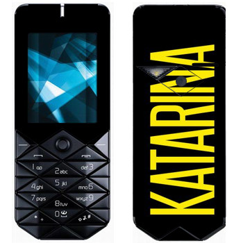   «Katarina»   Nokia 7500 Prism