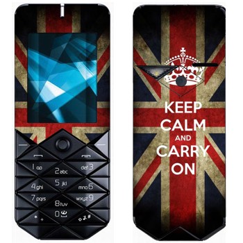   «Keep calm and carry on»   Nokia 7500 Prism