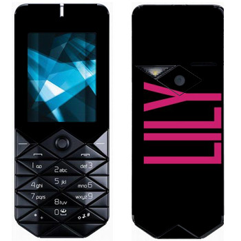   «Lily»   Nokia 7500 Prism