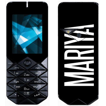   «Mariya»   Nokia 7500 Prism