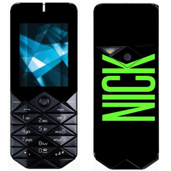   «Nick»   Nokia 7500 Prism