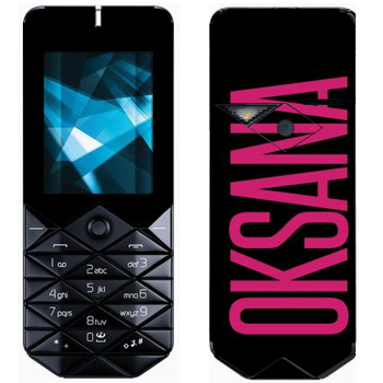   «Oksana»   Nokia 7500 Prism