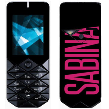   «Sabina»   Nokia 7500 Prism