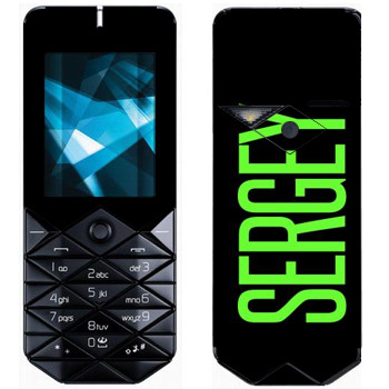   «Sergey»   Nokia 7500 Prism