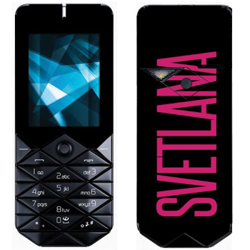   «Svetlana»   Nokia 7500 Prism