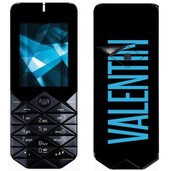   «Valentin»   Nokia 7500 Prism