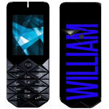   «William»   Nokia 7500 Prism