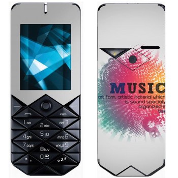   « Music   »   Nokia 7500 Prism