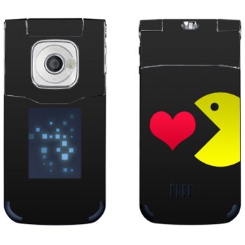   «I love Pacman»   Nokia 7510 Supernova