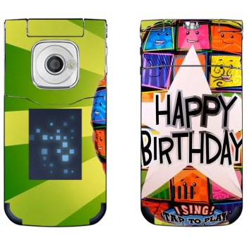   «  Happy birthday»   Nokia 7510 Supernova