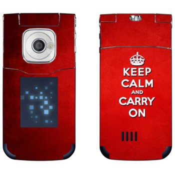   «Keep calm and carry on - »   Nokia 7510 Supernova