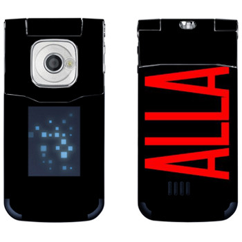   «Alla»   Nokia 7510 Supernova