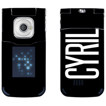   «Cyril»   Nokia 7510 Supernova