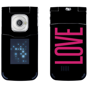   «Love»   Nokia 7510 Supernova