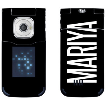   «Mariya»   Nokia 7510 Supernova