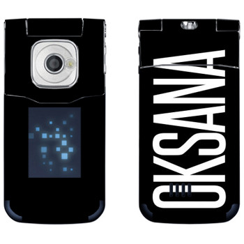   «Oksana»   Nokia 7510 Supernova